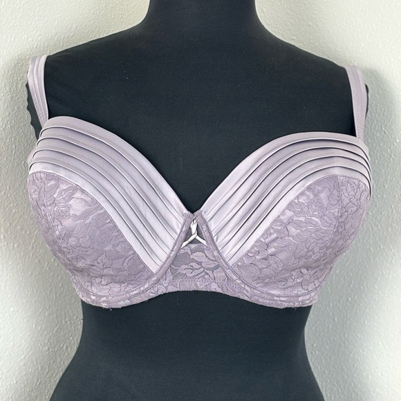 Adore Me 42H Gray Underwire Bra EUC - Picture 2 of 10